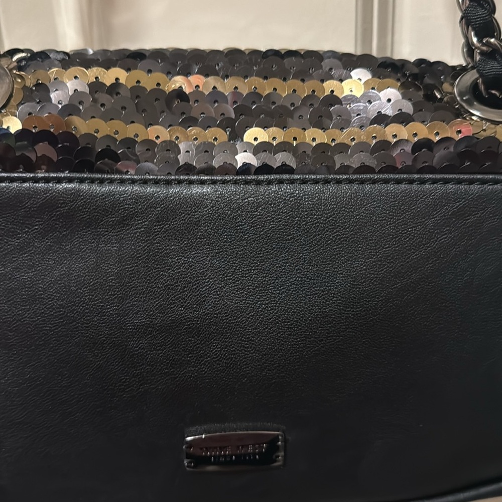 Nine West Women's Black and Gold Clutch OS EUC - Picture 15 of 16